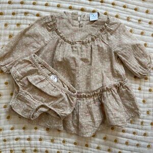 Nordstrom brand floral baby dress with bloomers